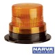 NARVA LED Guardian Quad Flash Strobe/Rotator Light, Flange Base - Amber